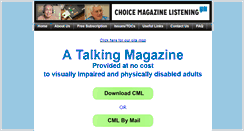 Desktop Screenshot of choicemagazinelistening.org